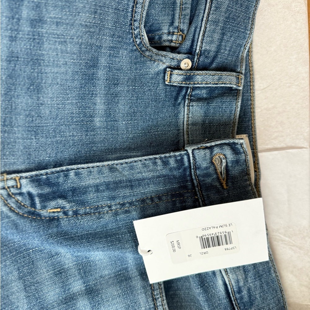 Frame Denim Classic Blue Straight Leg Jeans